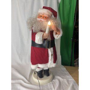 24” Animated Santa Claus Taiwan No Sound No Movement Vintage 70s/80s